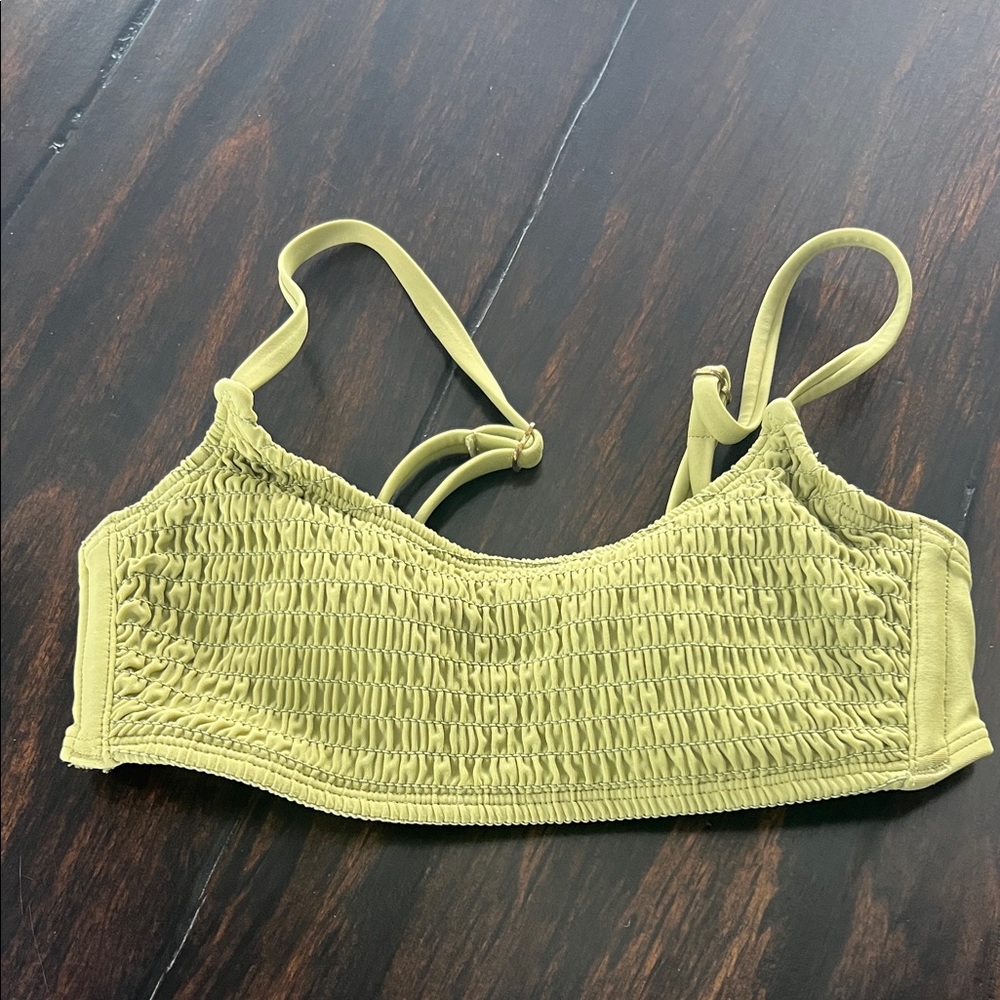 Xhilaration Olive Bikini Top